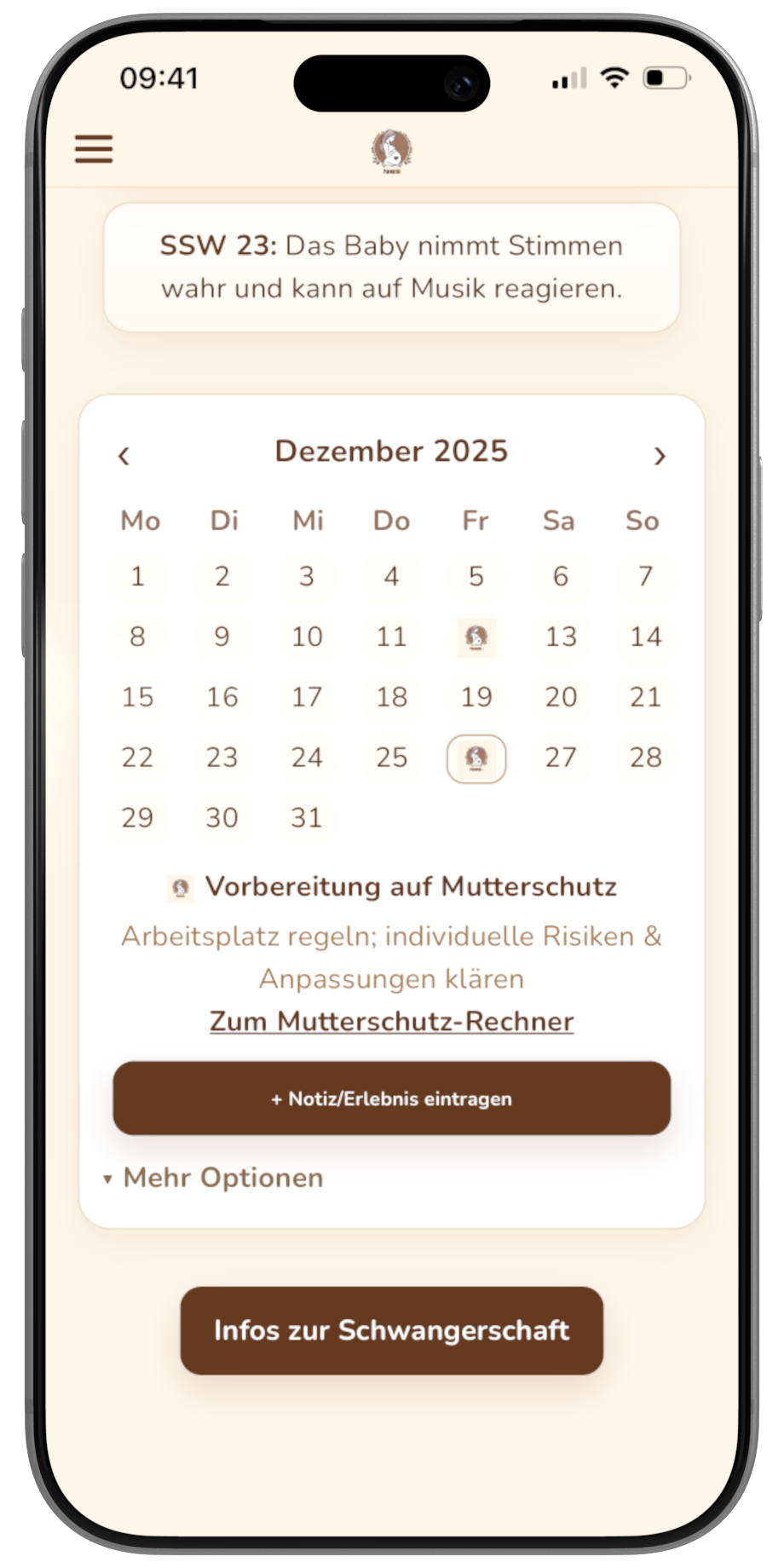 Elterngeld Bildschirm